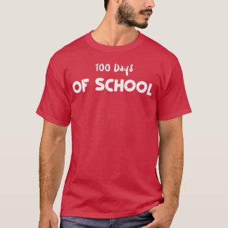 100 dagar för skolfåglar t shirt