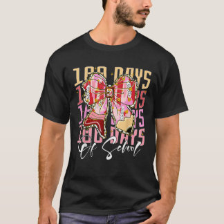 100 dagar för skolflickor Coquette Bow 100 dagar T Shirt