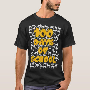 100 dagar för skolhästen mustang mascot T-Shirt