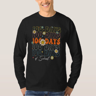 100 dagar för skollärarboxar Lycklig 100 dagar T Shirt