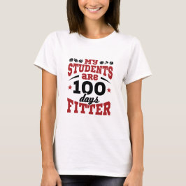 100 dagar för skollärare 100 dagar Fitter T Shirt