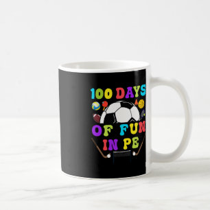 100 dagar för skollärare Gym Coach Phys Ed Te Kaffemugg