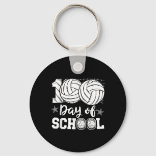 100 dagar för skollärare Kids Volleyball 100 Nyckelring