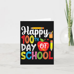 100 dagar för skollärare och Student 1 Kort