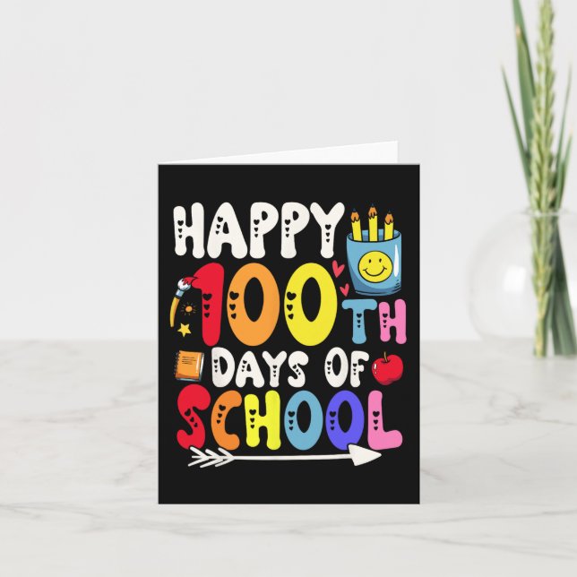 100 dagar för skollärare och Student 1 Kort (Framsida)