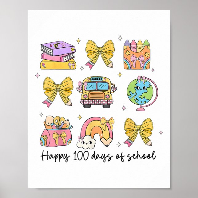100 dagar för skollärare poster (Framsidan)