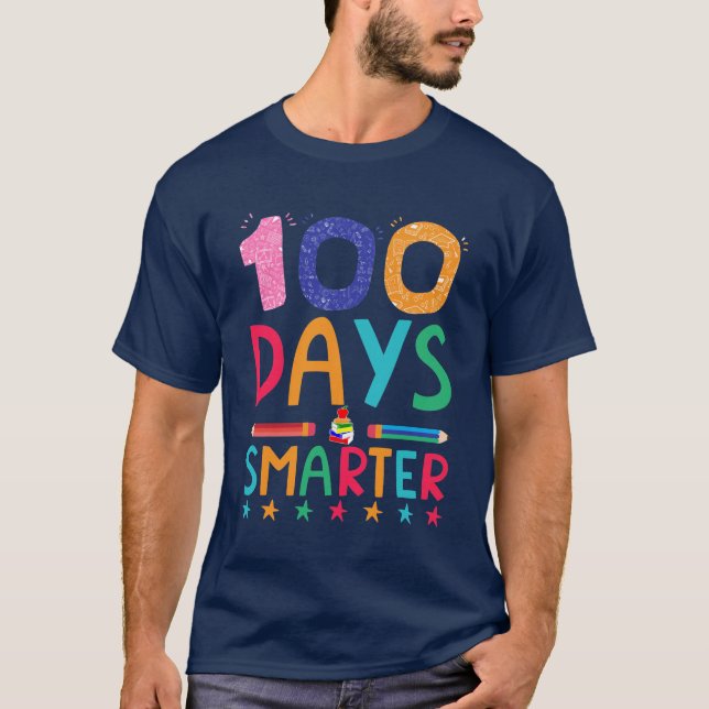 100 dagar för skollärare t shirt (Framsida)
