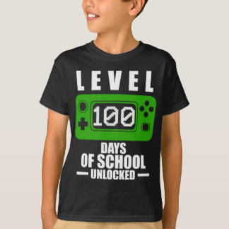 100 dagar för skolpojkar 100 dagar för skolspel t shirt