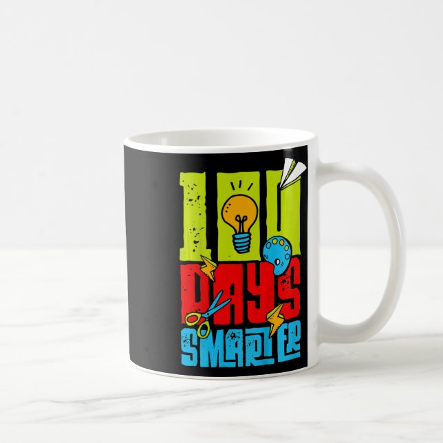 100 dagar för skolpojkar 100 dagar i skolan 100 da kaffemugg (Höger)