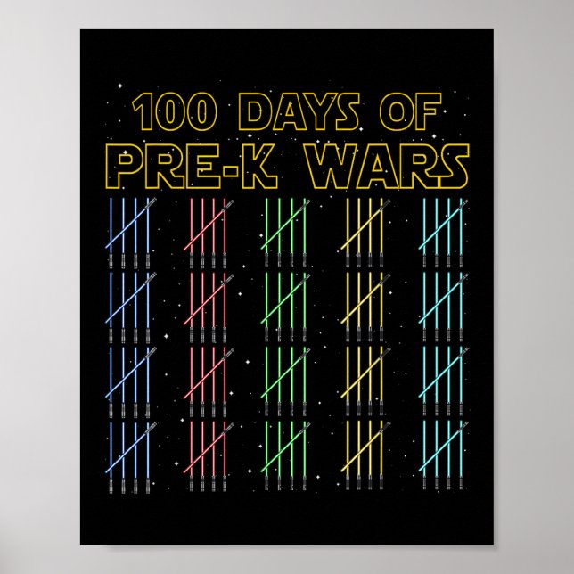 100 dagar före k Krig 100 skoldag Poster (Framsidan)