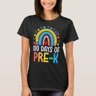 100 dagar före K Lycklig 100-dagarsdag för skollär T Shirt