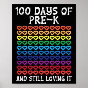 100 dagar före-K-lyft: 100-dagarsdagen i skolan Poster