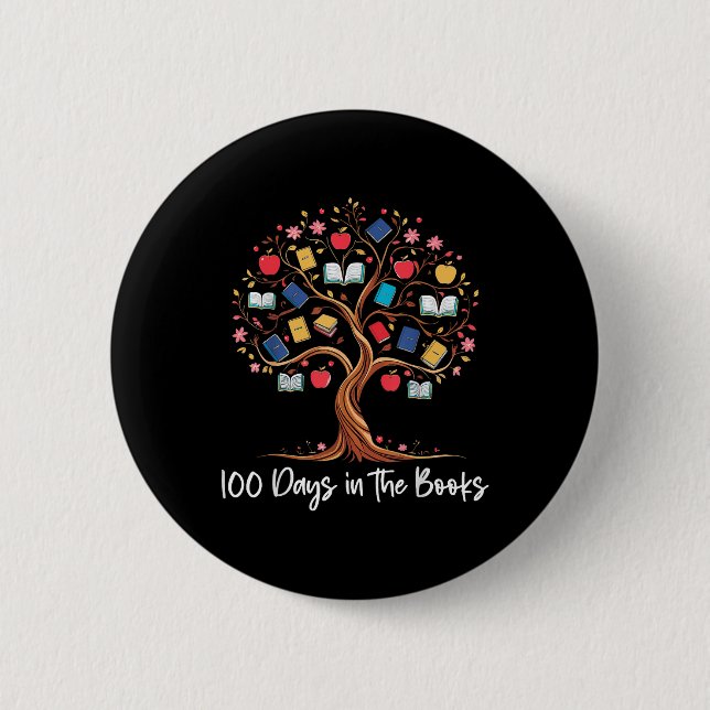 100 dagar i 100 dagar i Bokar Reading Teacher Knapp (Framsida)
