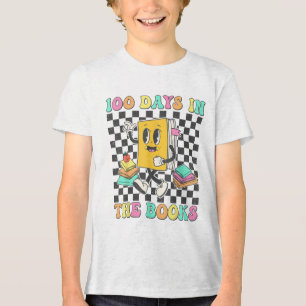 100 dagar i 100 dagar i Bokar Reading Teacher T Shirt