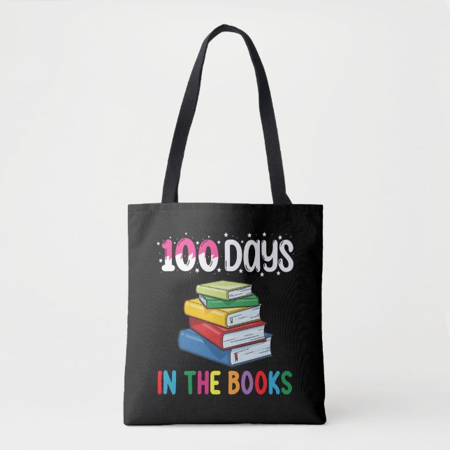 100 dagar i böckerna Skolbibliotekarie Tygkasse (Framsida)
