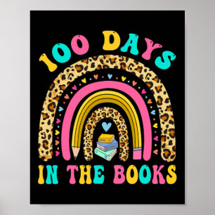 100 dagar i Bokar Rainbow Reading Lachmer Poster