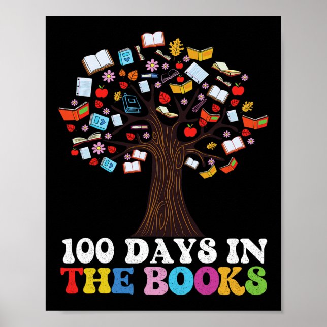 100 dagar i Bokar Reading Teacher 100 Dag i Poster (Framsidan)