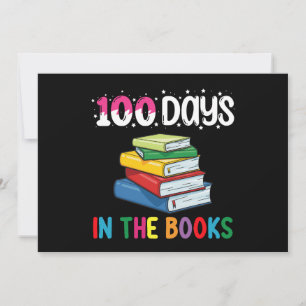 100 dagar i Bokar skolläsen i biblioteket Inbjudningar