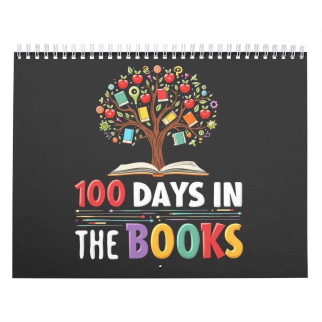 100 dagar i Bokar under Bok-skolans dagar Kalender (Omslag)