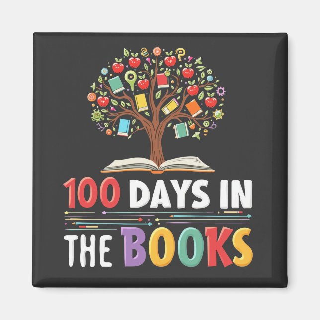 100 dagar i Bokar under Bok-skolans dagar Magnet (Framsidan)