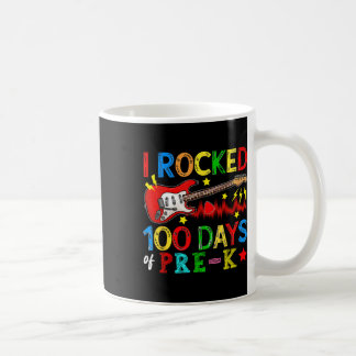 100 dagar i förk 100 dagar i skola B Guitar Älskar Kaffemugg