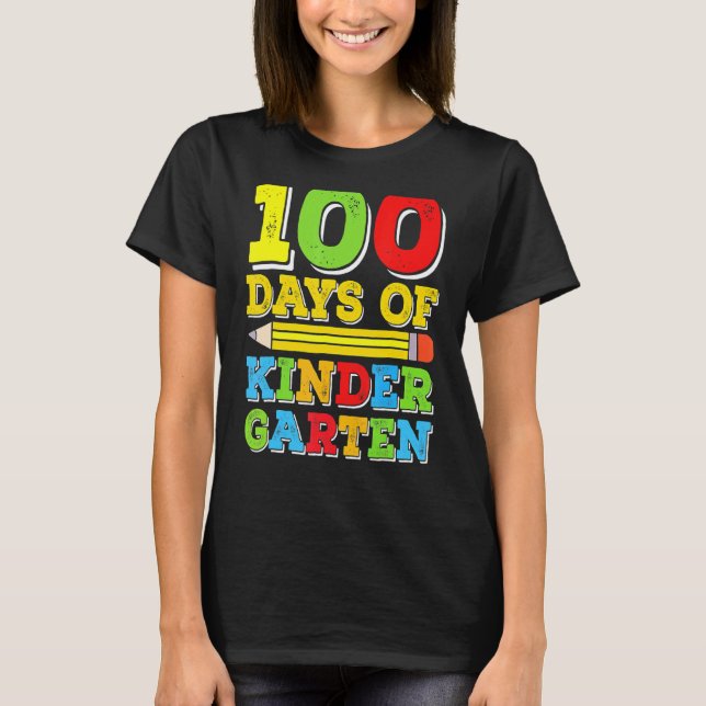 100 dagar i förskolan 100:e skoldagen Stude T Shirt (Framsida)
