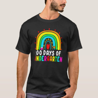 100 dagar i förskolan regnbåge 100:e dagen skola t shirt