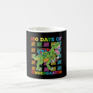 100 dagar i förskolan T Rex Dinosaurie Skola Kaffemugg