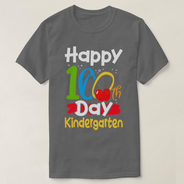 100 dagar i Kindergraten-skolan T Shirt (Design framsida)