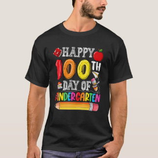 100 dagar i Lycklig 100 dagar i Kindergarten T Shirt
