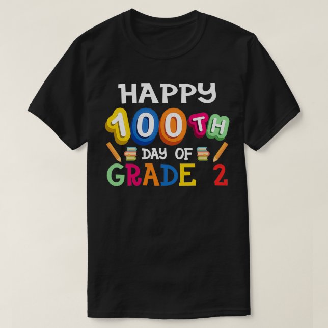 100 dagar i Lycklig, 100 dagar i Klass T Shirt (Design framsida)