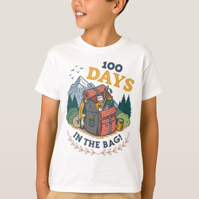 100 dagar i påsen! t shirt (Framsida)
