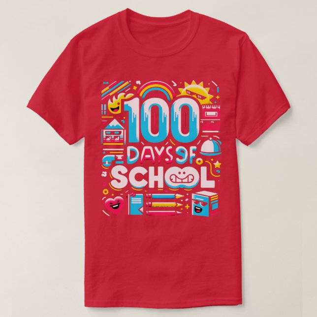 100 dagar i skola 3 t shirt (Design framsida)