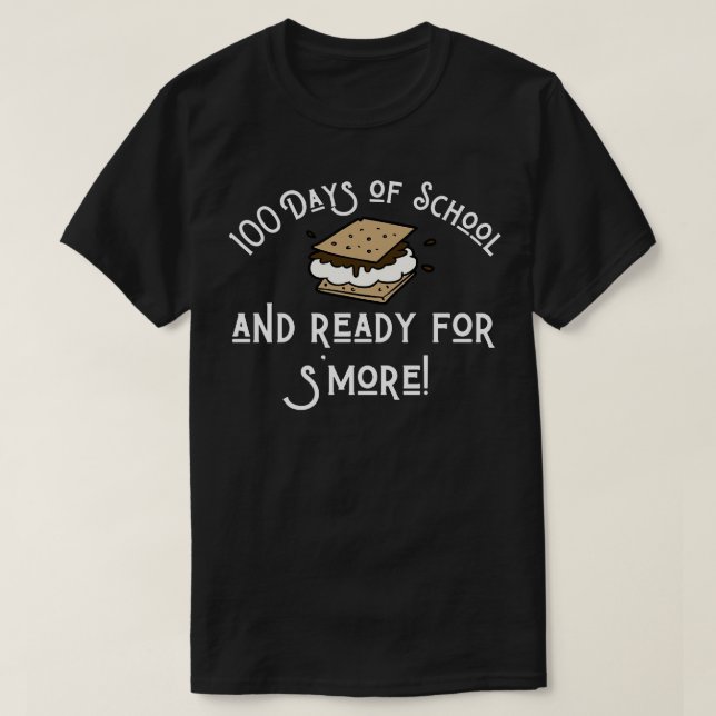 100 dagar i skola och Redo för mer än 10 dagar T Shirt (Design framsida)