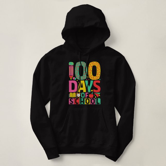 100 dagar i skolåldern 100 dagar 100 dagar t shirt (Design framsida)