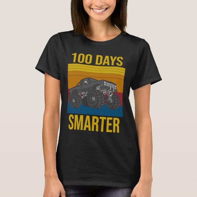 100 dagar i skolan 100 dagar 100 dagar Smartare Mo T Shirt (Framsida)