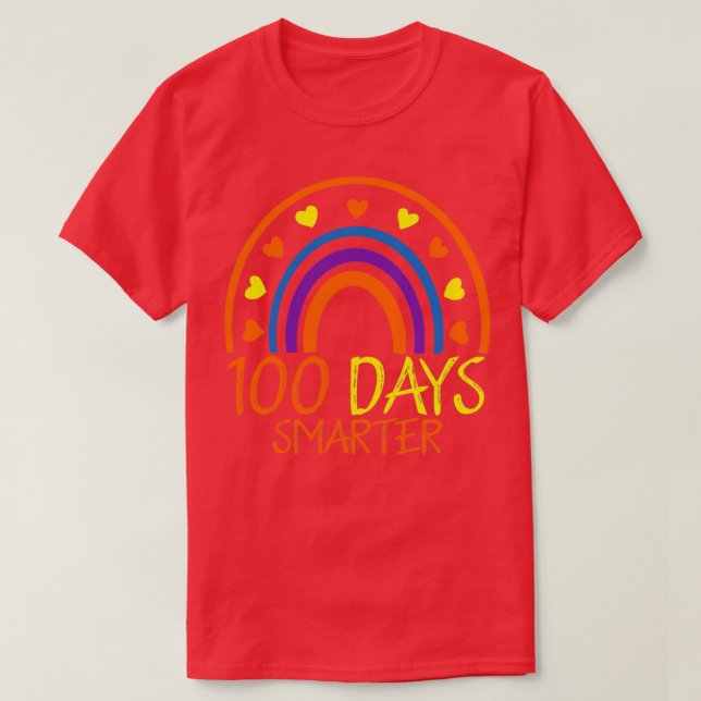 100 dagar i skolan 2022 - nutid för Studenter T Shirt (Design framsida)