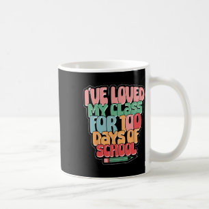 100 dagar i skolan älskade min Cl Lärare Student B Kaffemugg