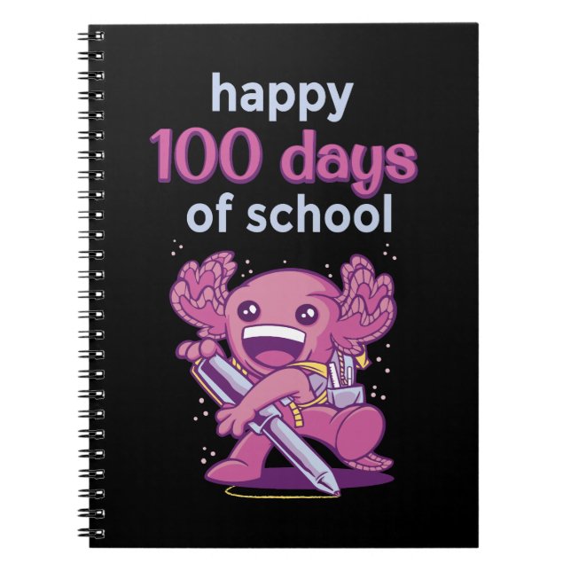 100 dagar i skolan anteckningsbok (Framsidan)