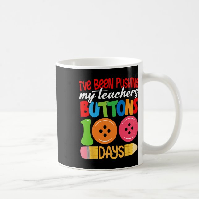 100 dagar i skolan har jag knutit mina lärare B Kaffemugg (Höger)