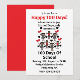100 dagar i skolan inbjudningar