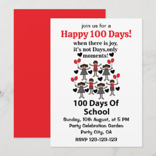100 dagar i skolan inbjudningar