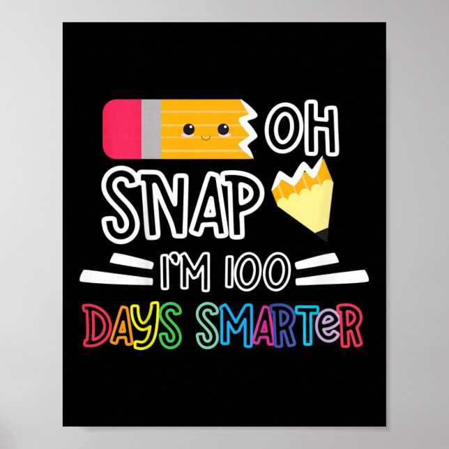 100 dagar i skolan.. Jag är 100 dagar smartare Oh  Poster (Framsidan)