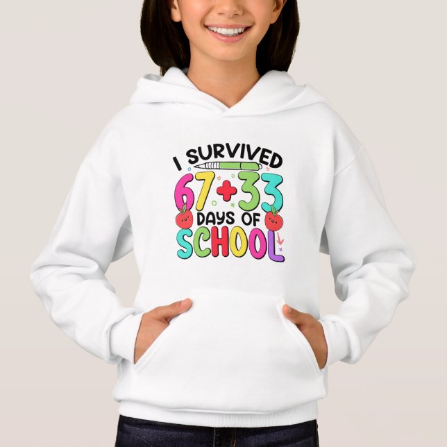 100 dagar i skolan Jag överlevde 6733 T Shirt (Framsida)