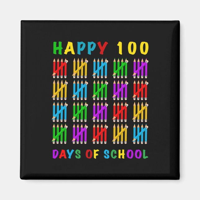 100 dagar i skolan magnet (Framsidan)