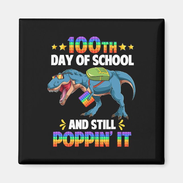 100 dagar i skolan och doppa den fortfarande 100 d magnet (Framsidan)