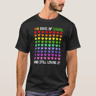 100 dagar i skolan och fortfarande förälskad i hjä t shirt