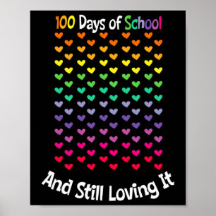 100 dagar i skolan och fortfarande i Studenter Poster