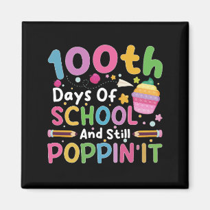 100 dagar i skolan och fortfarande Poppin-flickan Magnet