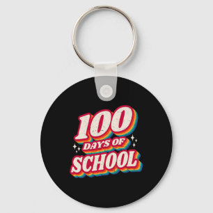 100 dagar i skolan och fortfarande under lång tid nyckelring